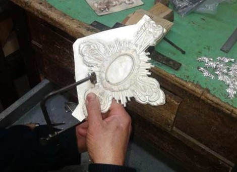 lavorazione argenti sacri