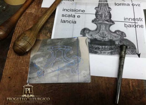 reliquiario legno argento