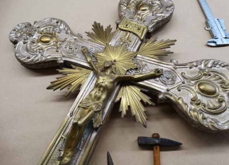 RESTAURO CROCE PROCESSIONALE